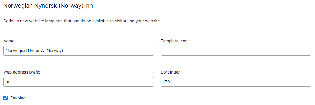 Optimizely CMS でのニーノシュク語とブークモール語の取り扱い