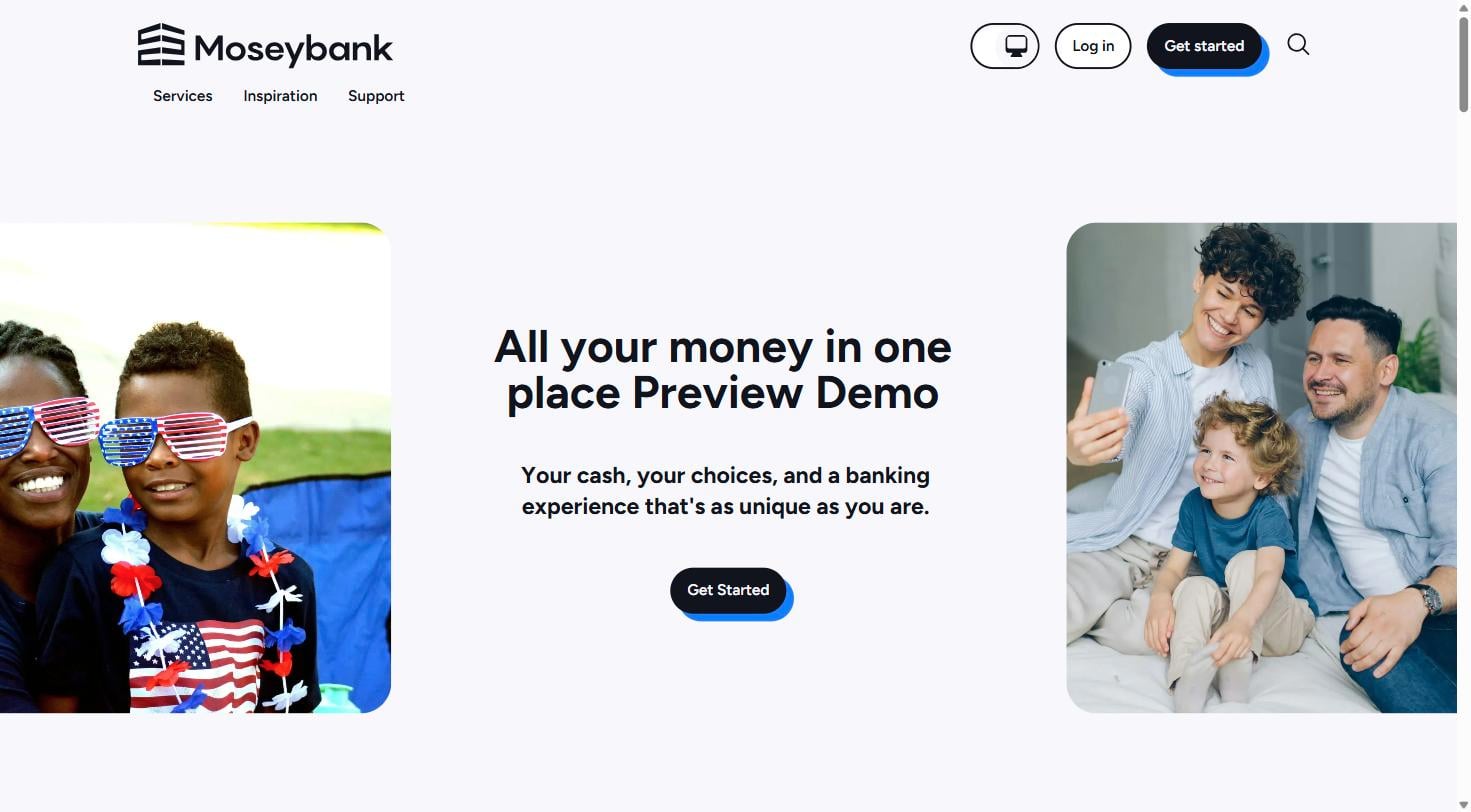 The reviewer view: the real page rendered by the front end, reached through a shareable link